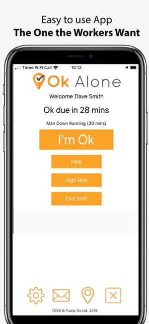 Ok Alone - Lone Worker App