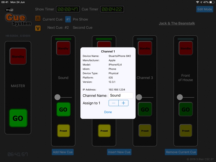 Cue System Console screenshot-5