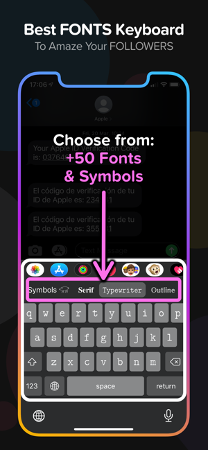 Fonts Keyboard for iPhone - Aa(圖4)-速報App