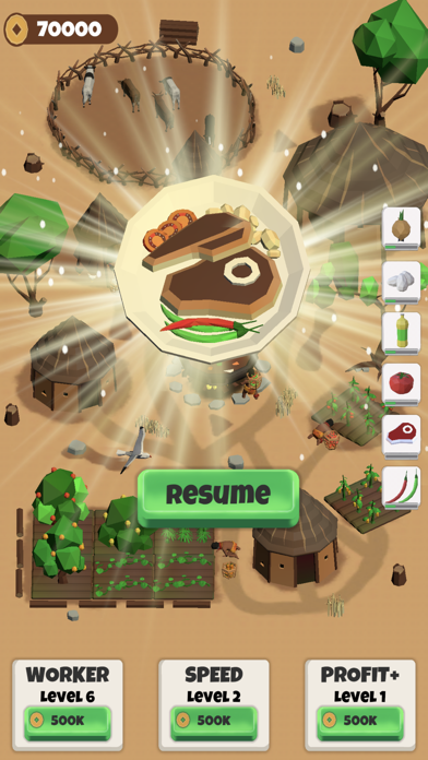 Idle Village Food screenshot 3