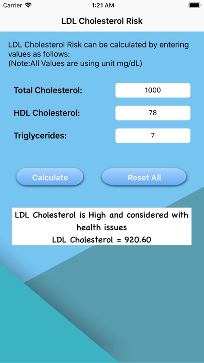 LDL Cholesterol Risk screenshot-6