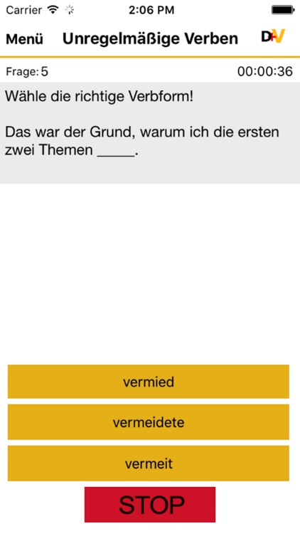 Deutsch Grammar Verb screenshot-3