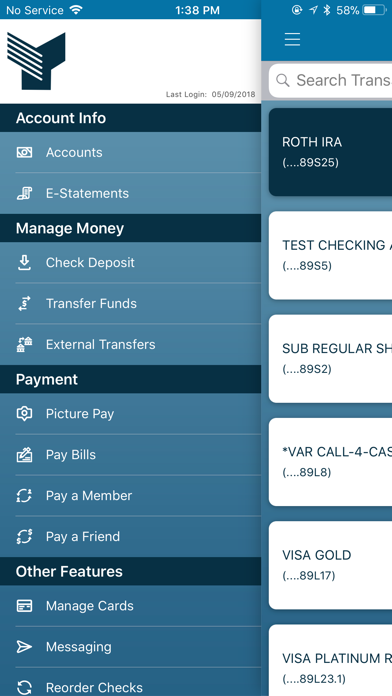 Yolo FCU Mobile Banking screenshot 2