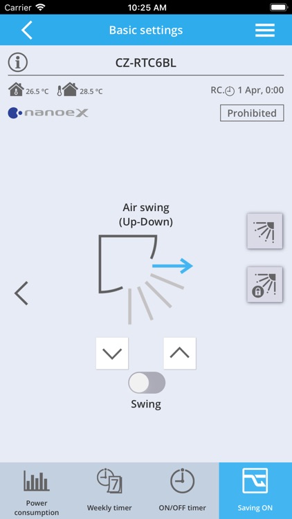 Panasonic H&C Control App