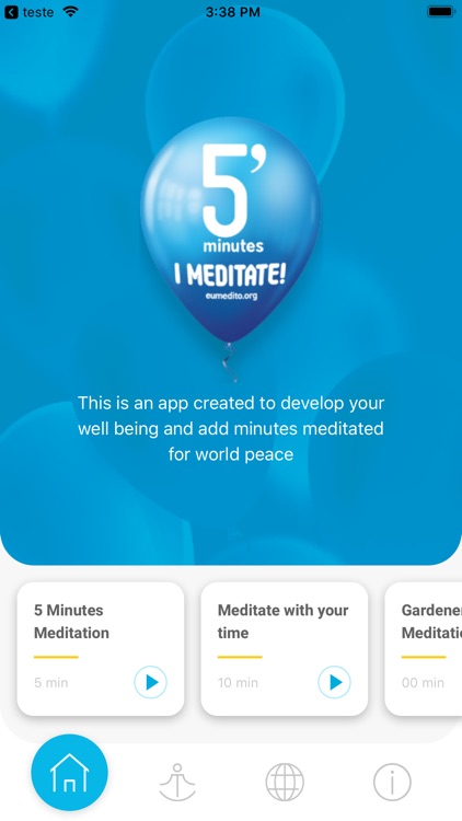 5 minutes - I Meditate