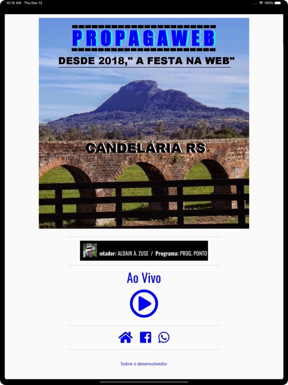 Screenshot #4 pour Rádio Propagaweb - Candelária