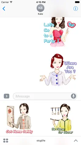 Game screenshot Come On Girls English Stickers hack