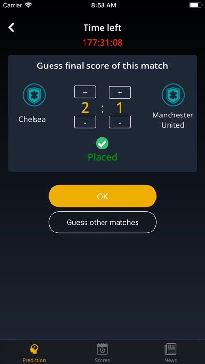 Predict Score - Soccer Matches