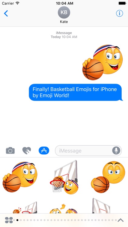 Basketball Emoji Stickers screenshot-3