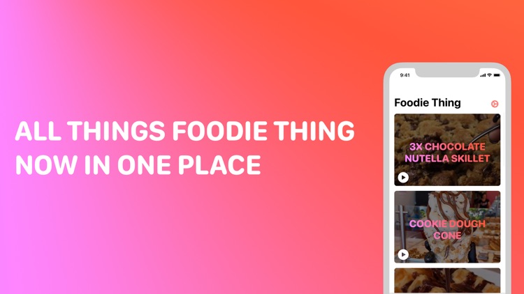 Foodie Thing