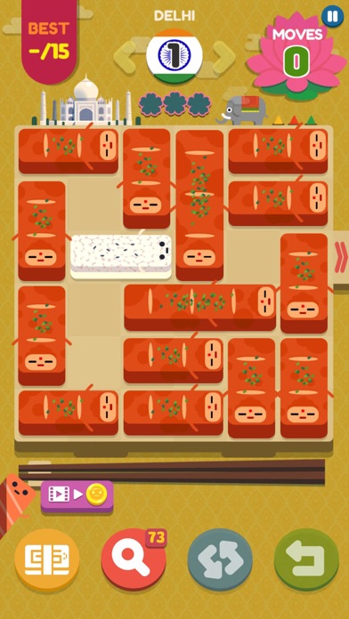 Push Sushi - slide puzzle screenshot 2