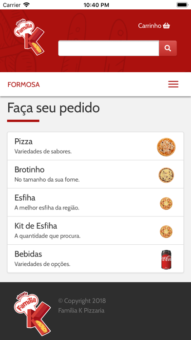 How to cancel & delete Família K Pizzaria from iphone & ipad 2