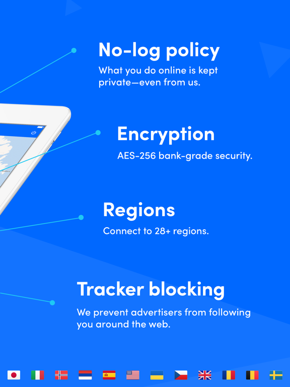SurfEasy VPN for iPhone and iPad - Unblock sites,  Wi-Fi Security and Privacy Protection screenshot