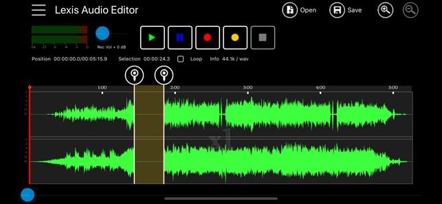 Lexis Audio Editor