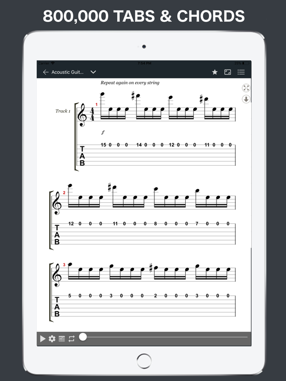 GuitarTab - Tabs & chords Pro screenshot