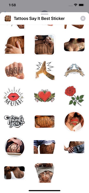 Tattoos Say It Best Sticker(圖1)-速報App