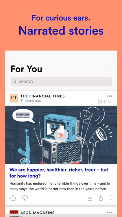 Curio: hear great journalism
