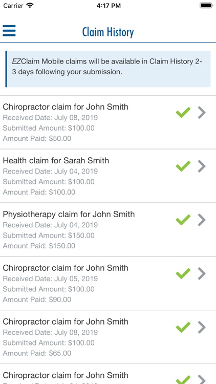 Equitable EZClaim Mobile screenshot-3
