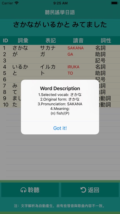 聽民謠學日語 screenshot-4