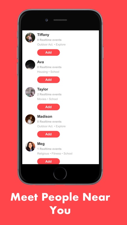 Realtime -Events & Meet People