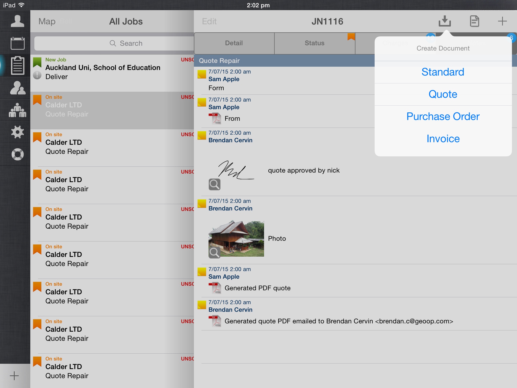 GeoOp for iPad (Old) screenshot 2