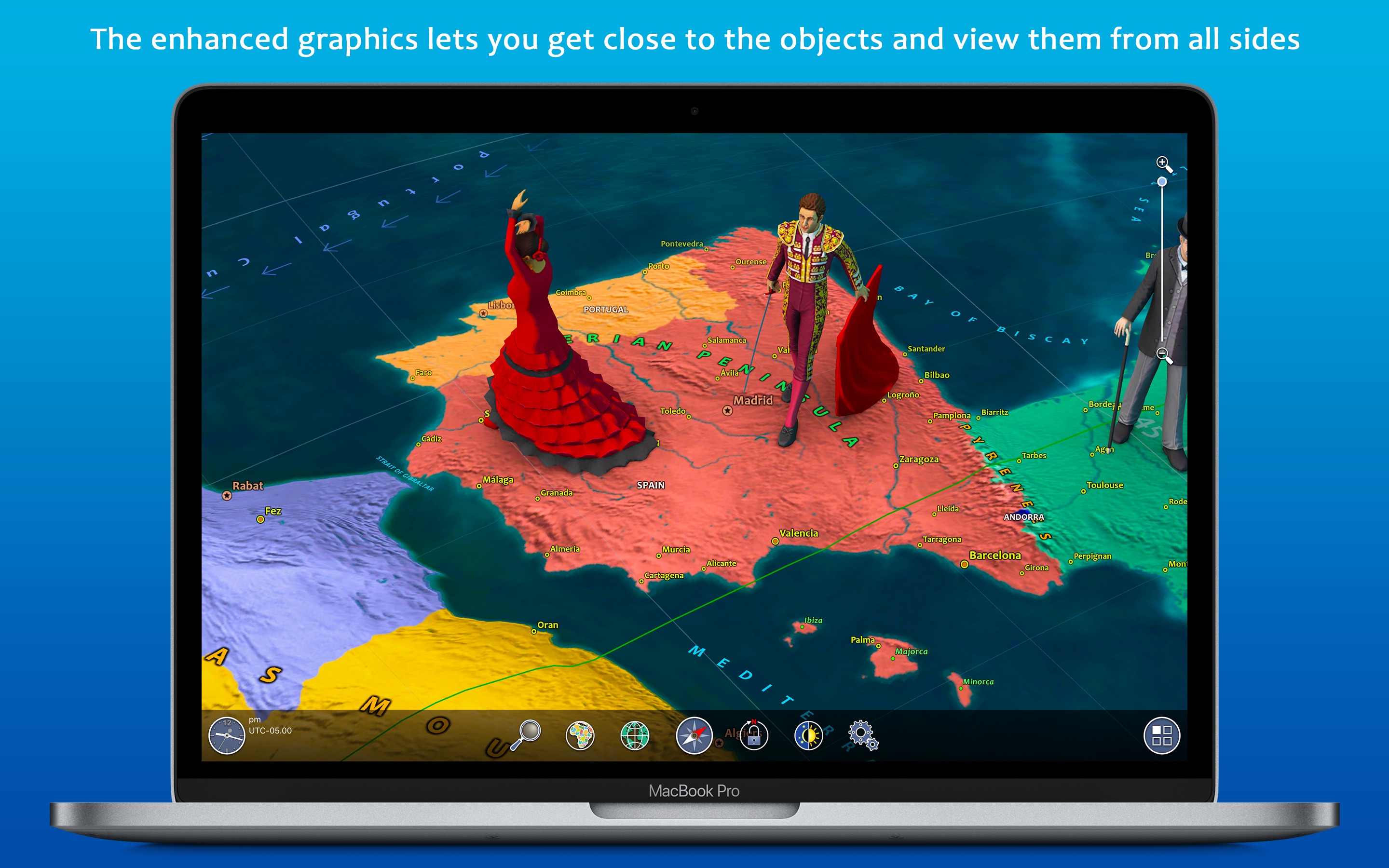 Screenshot do app Earth 3D - World Atlas