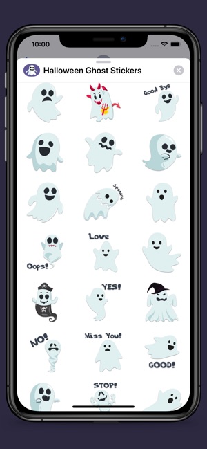 Spooky Halloween Ghost Sticker(圖3)-速報App