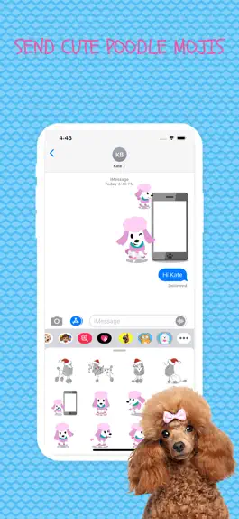 Game screenshot Poodle Fun Emoji Stickers apk