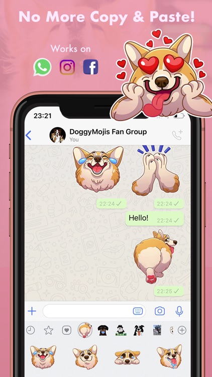 MaxiMojis - Corgi dog stickers screenshot-3