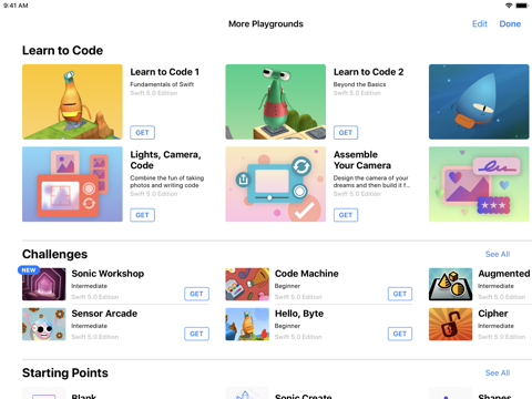 Swift Playgrounds screenshot 3