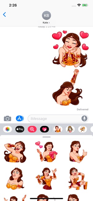 Warrior Girl Sticker Pack(圖3)-速報App