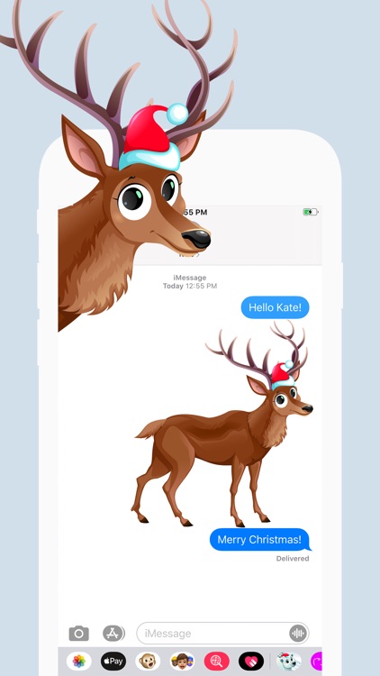 Christmas Animals Stickers