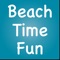 A Beach Lover's app with a menu of beach destinations featuring places to eat, play, shop, stay