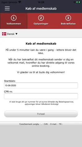 Game screenshot FysioDanmark App hack