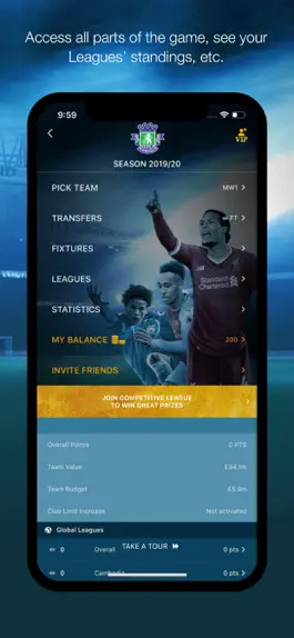 Game screenshot EPL Manager Fantasy apk