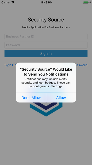 How to cancel & delete Security Source from iphone & ipad 1