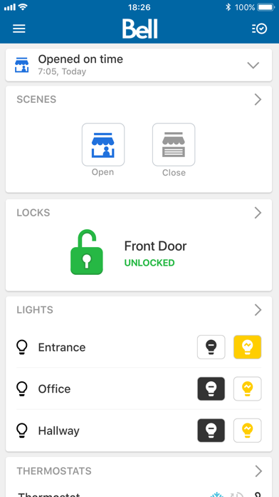 Bell Security and Automation screenshot 2