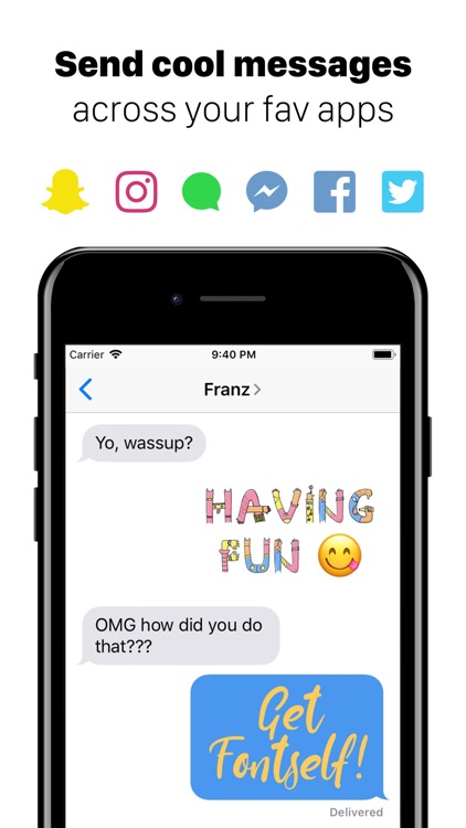 Fontself - color your words