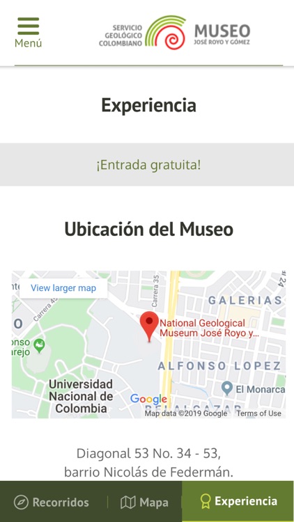 Museo Geológico Nacional screenshot-4