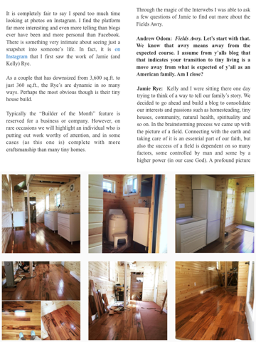 Скриншот из Tiny House Magazine