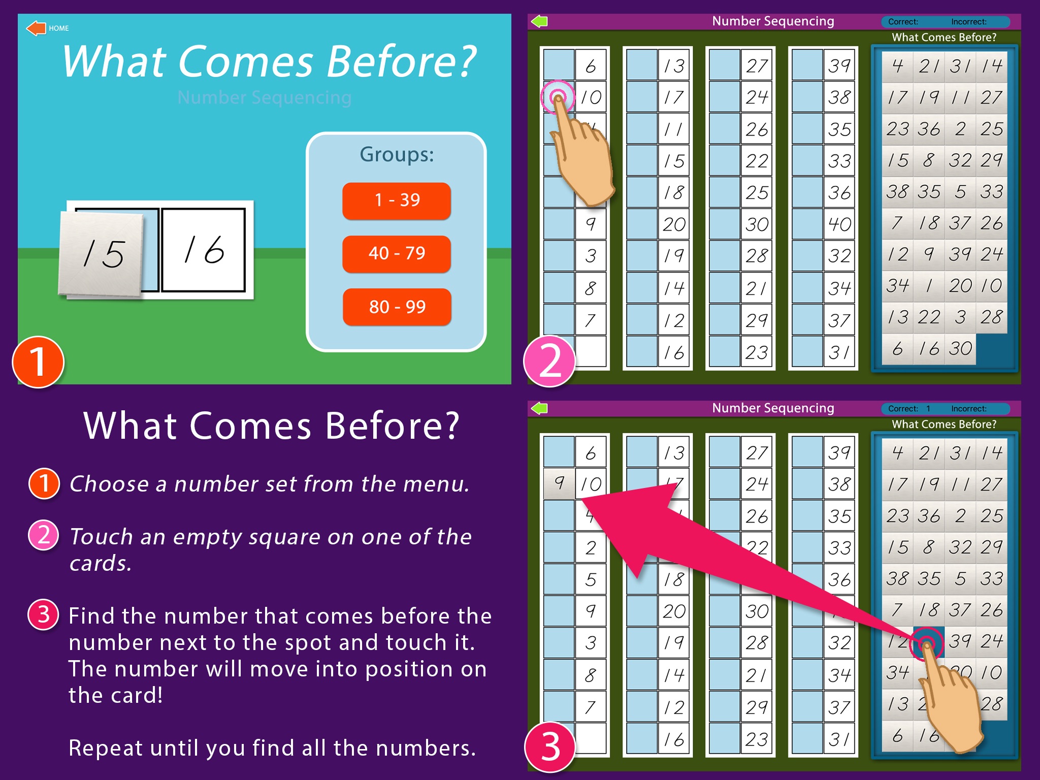 Preschool Number Sequencing screenshot 2