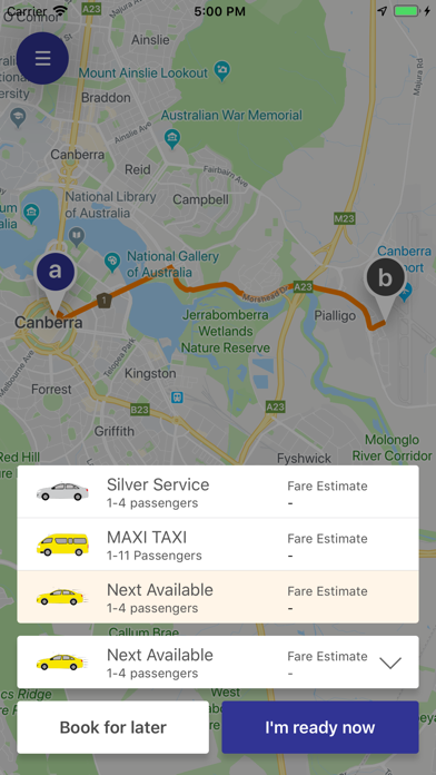 Canberra Elite Taxis screenshot 2