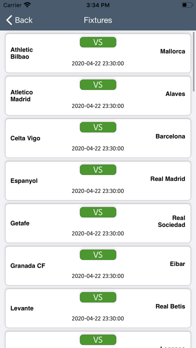 Spanish Soccer League screenshot 4