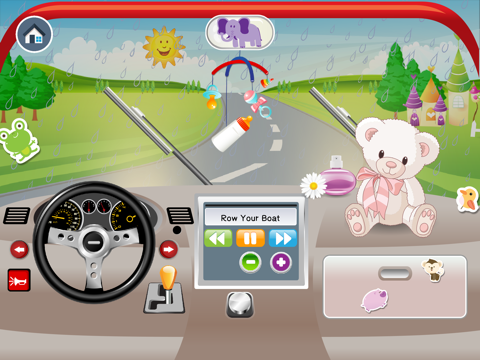 Baby Car Driving App 4 Toddler screenshot 2