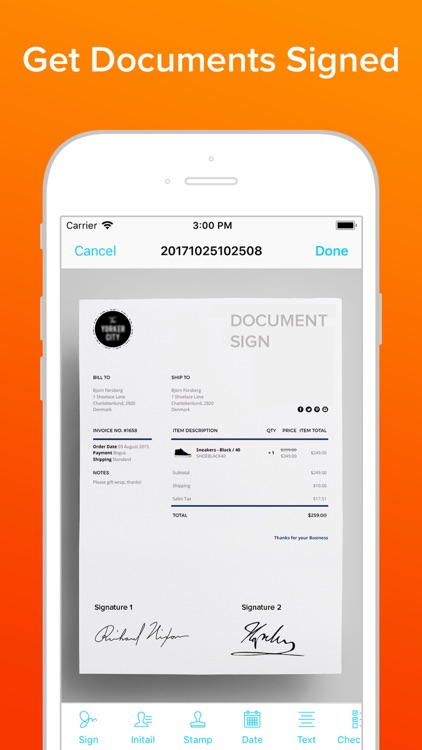 Electronic E.Signature Maker