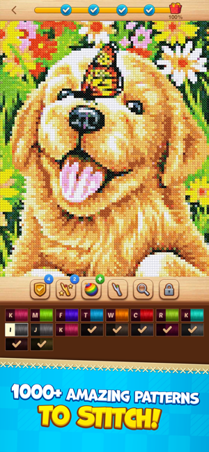 CROSS-STITCH: COLORING BOOK(圖1)-速報App