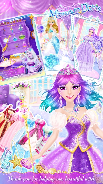 Princess Salon: Mermaid Doris screenshot-3