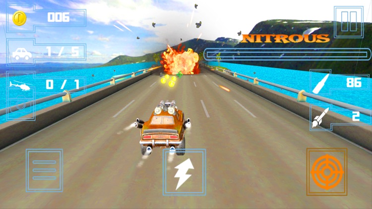 Traffic Car Racing Shooter 3D screenshot-6