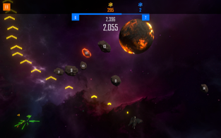 Asteroids Blast, game for IOS