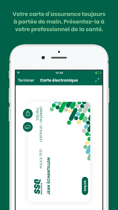 Screenshot #3 pour SSQ Assurance